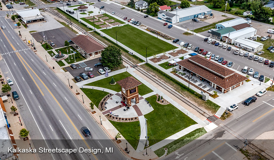 Kalkaska Streetscape Design, MI