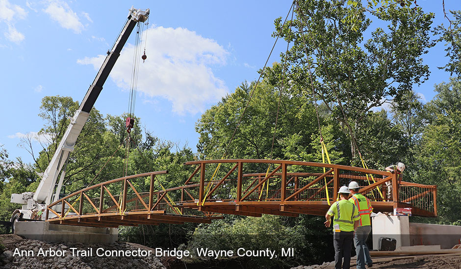 Ann Arbor Trail Connector Bridge, Wayne County, MI