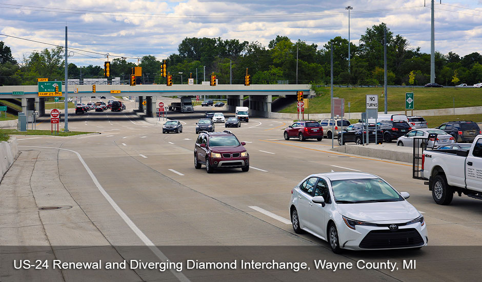 US-24 Renewal and Diverging Diamond Interchange, Wayne County, MI