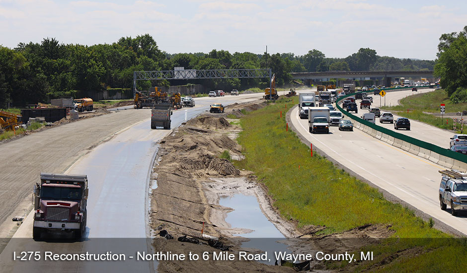 I-275 Reconstruction - Northline to 6 Mile Road, Wayne County, MI