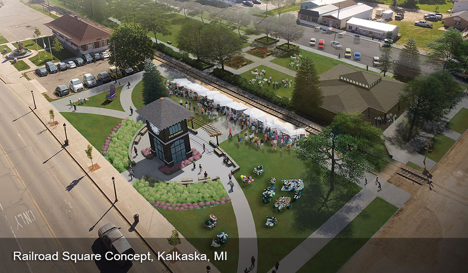 Railroad Square Concept, Kalkaska, MI