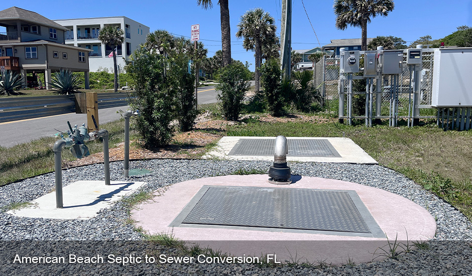 American Beach Septic to Sewer Conversion, FL