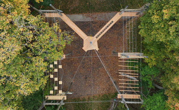 University of Michigan high ropes course